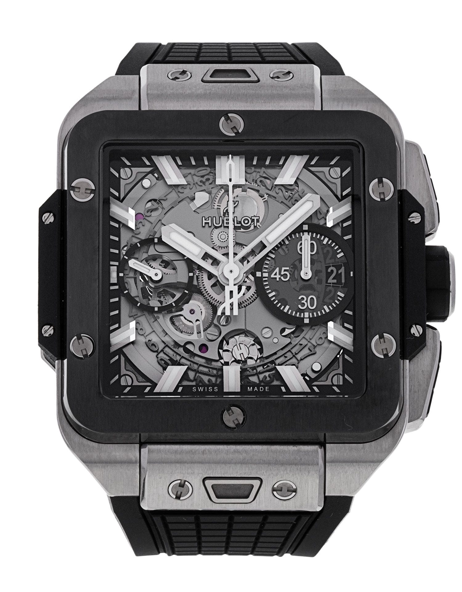 Pre-Owned Hublot Square Bang Watch
