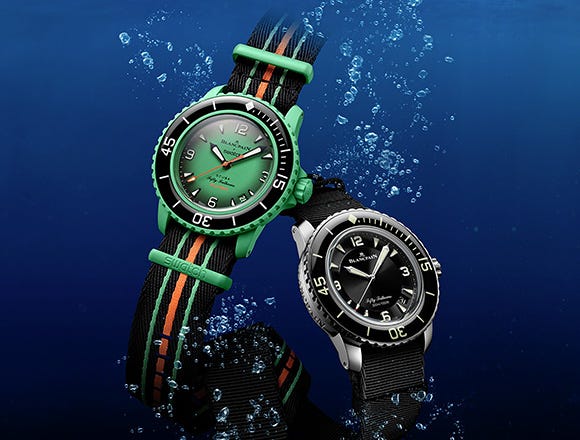 News: Presenting the (totally unexpected) Swatch x Blancpain Fifty Fathoms Scuba